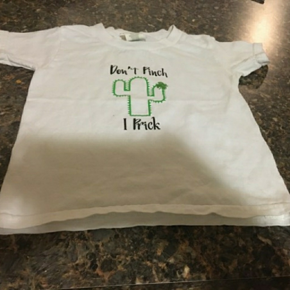 Toddler don't pick I prick